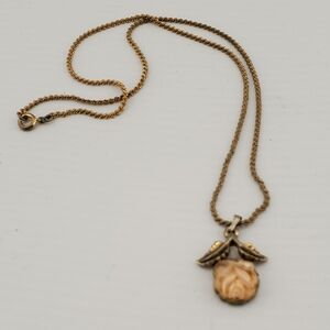 Vintage Whiting & Davis Rose Necklace